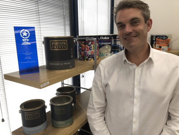 NCI Packaging & DuluxGroup for the Porter&rsquo;s Paints superior crafted paint can range.