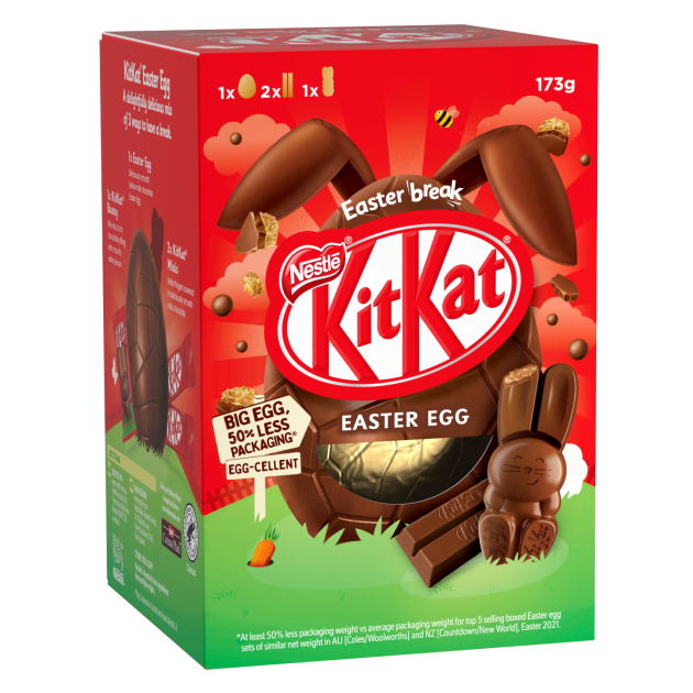 Research by Nestl&eacute; revealed a disconnect between consumer awareness about excess packaging and their purchasing behaviour. The result is an Easter egg range with 50 per cent less packaging than competitors. (Image source: Nestl&eacute;)