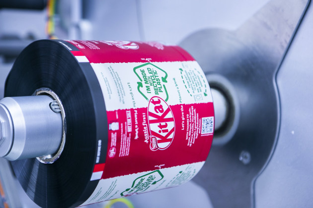 A coalition of the capable and willing has created Australia&rsquo;s first soft plastic food wrapper made with recycled materials for Nestl&eacute; KitKat bars. 
Food grade recycled soft plastic packaging is a major thorn in the side of Australia&rsquo;s quest to build a circular economy. This prototype has shown there is a solution to the soft plastics problem. 
The partners are Nestl&eacute;, CurbCycle, iQ Renew, Licella, Viva Energy Australia, LyondellBasell, REDcycle, Taghleef Industries and Amcor.