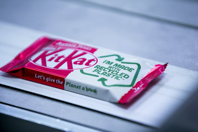 A coalition of the capable and willing has created Australia&rsquo;s first soft plastic food wrapper made with recycled materials for Nestl&eacute; KitKat bars. 
Food grade recycled soft plastic packaging is a major thorn in the side of Australia&rsquo;s quest to build a circular economy. This prototype has shown there is a solution to the soft plastics problem. 
The partners are Nestl&eacute;, CurbCycle, iQ Renew, Licella, Viva Energy Australia, LyondellBasell, REDcycle, Taghleef Industries and Amcor.