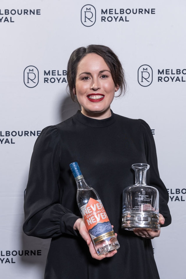 2023 Royal Melbourne Australian Distilled Spirits Awards: Best London Dry Gin: Triple Juniper Export Strength Gin, Never Never Distilling Co., South Australia