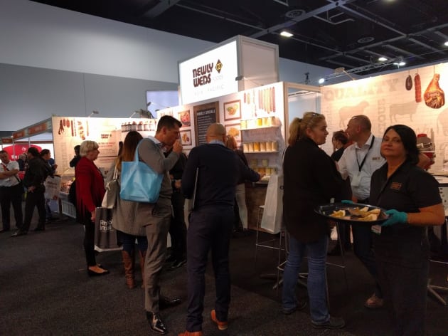 Newly Weds Foods stand was buzzing at Foodpro.