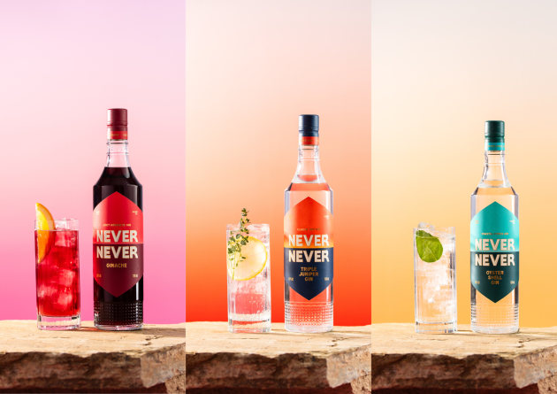 Never Never has updated its core gin range with new 700ml bottles and redesigned labels, retiring the 500ml format introduced when the brand launched in 2017. The change affects its Triple Juniper Gin, Oyster Shell Gin and Ginache varieties.
Source: Never Never