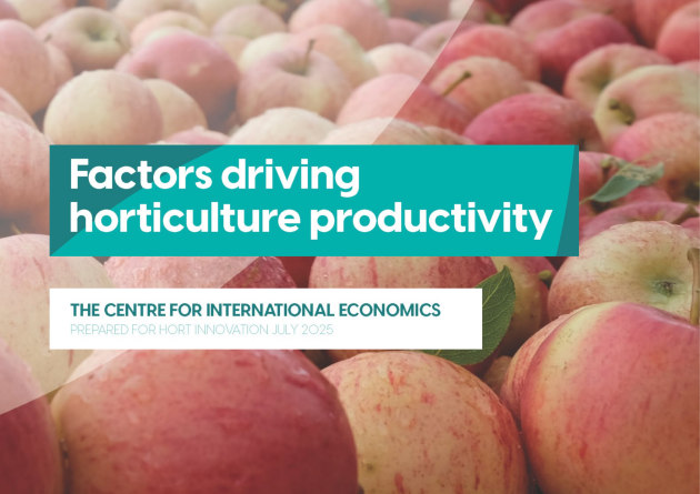 Hort Innovation's Factors Driving Horticulture Productivity report haas revealed that high adoption of productivity enhancing innovation would benefit the Australian industry by about $1 billion annually in additional value added, reaching $22 billion in 2040.
Source: Hort Innovation