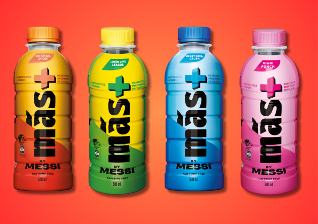 Following its surge in popularity in the US, football player Leo Messi&rsquo;s hydration drink, M&aacute;s+ by Messi, is coming to Australia &ndash; landing exclusively in 7-Eleven stores from 1 October.
Source: Mark Anthony Brands