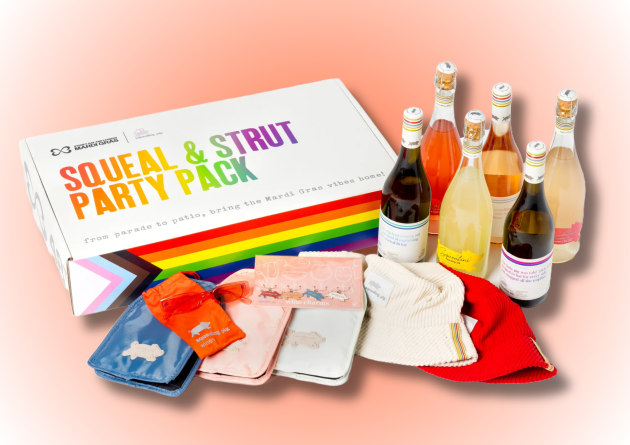 Treasury Wine Estates brand, Squealing Pig Wines, has launched its inaugural at-home Mardi Gras party pack &ndash; helping Australians celebrate Pride from wherever they are.
Source: Squealing Pig