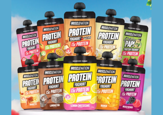 Health and fitness company, Muscle Nation, has launched its new High Protein Yoghurt Pouches exclusively at Woolworths &ndash; in 10 exciting flavours.
Source: Muscle Nation