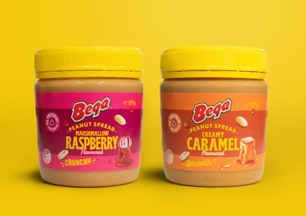 Bega Peanut Butter is shaking up the spreads aisle with the launch of its first flavoured peanut spreads range, introducing the Creamy Caramel and Marshmallow Raspberry varieties.
Source: Bega