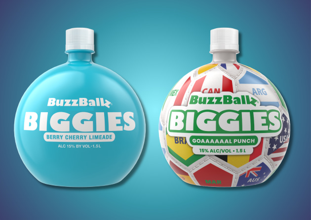 Popular US RTD brand, BuzzBallz, has made its Australian debut, with the launch of BuzzBallz Biggies Berry Cherry Limeade and Goaaaaaal-Melon.
Source: BuzzBallz