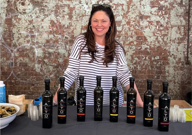 Premium olive oil producer, Oasis Olives, has acquired the Alto Olives brand. Pictured is Alto Olives co-founder and chief blender, Westerly Isbaih.
Source: Alto Olives