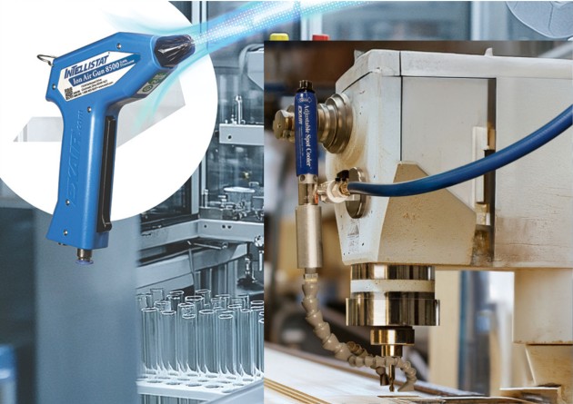 Compressed air-operated products manufacturer, Exair, has launched two new products for industrial use &ndash; its Adjustable Spot Cooler System and Intellistat Ion Air Gun.
Source: Exair