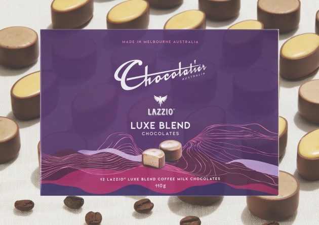 Aldi Australia&rsquo;s award-winning Lazzio coffee has teamed up with fellow Melbourne-based chocolate label, Chocolatier Australia, to offer a new, premium quality coffee chocolate gift pack for Christmas.
Source: Aldi
