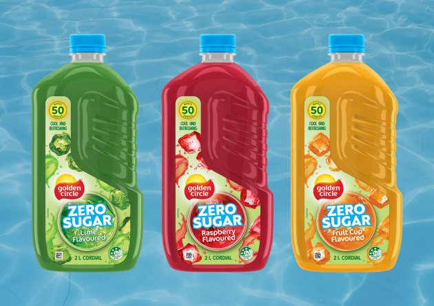 Kraft-Heinz subsidiary, Golden Circle, is launching a new zero sugar cordial range to cool down consumers as summer heats up. The range features crowd favourites &ndash; Fruit Cup flavour, Raspberry flavour, and Lime flavour.
Source: Golden Circle