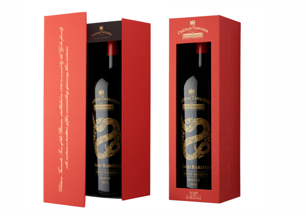 Barossa Valley winery, Ch&acirc;teau Tanunda, has released an exclusive 2023 Limited Reserve Grand Barossa Shiraz Magnum to celebrate the Year of the Snake &ndash; the fifth instalment in a series of Lunar New Year collectible magnums.
Source: Ch&acirc;teau Tanunda