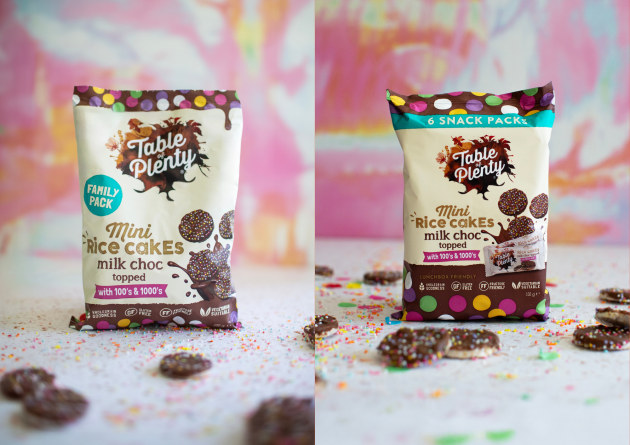 Openway Food Co. snack brand, Table of Plenty, has launched an elevated take on a childhood classic for a summer snacking solution &ndash; with the launch of its new 100s & 1000s Mini Rice Cakes.
Source: Openway Food Co