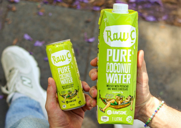 Australian coconut water producer, Raw C, has dropped its final new product for the year, expanding on its viral collaboration with Pistachio Papi to release a canned version for on-the-go enthusiasts.
Source: Raw C