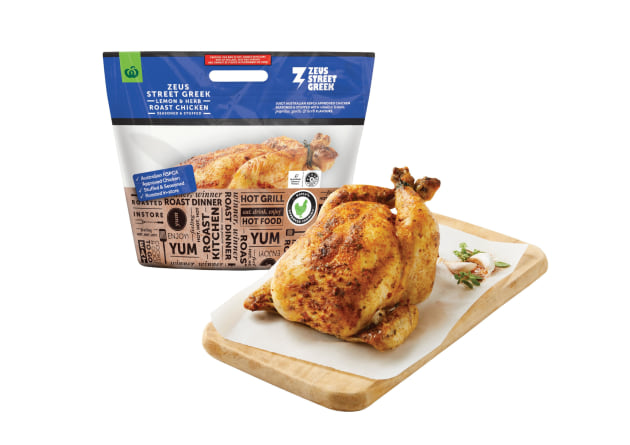 Woolworths has teamed up with Zeus Street Greek to launch a limited edition Woolworths roast chicken, featuring Zeus Street Greek&rsquo;s signature seasoning.
Source: Woolworths