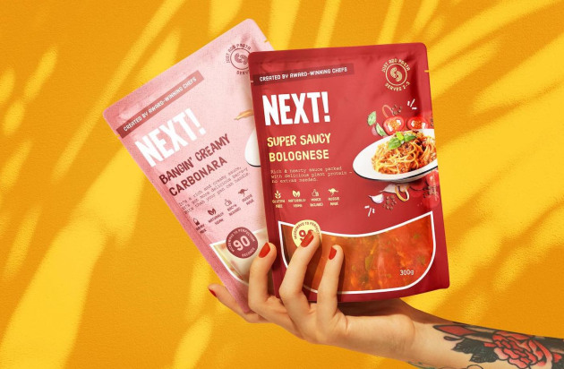 The first two NEXT sauces to launch are Bangin' Creamy Carbonara and Super Saucy Bolognese.