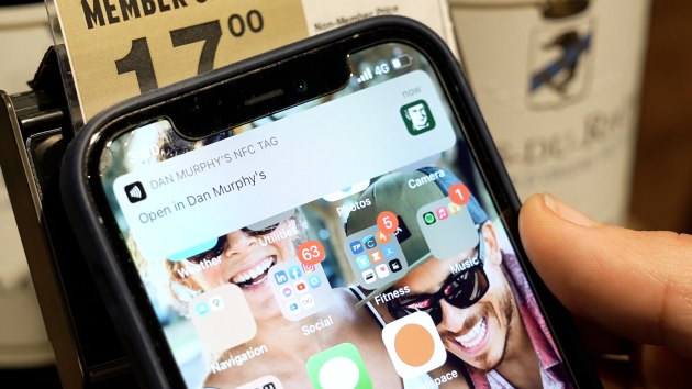 Endeavour Group is rolling out an electronic shelf label with embedded NFC technology.   (Photo source: Endeavour Group)