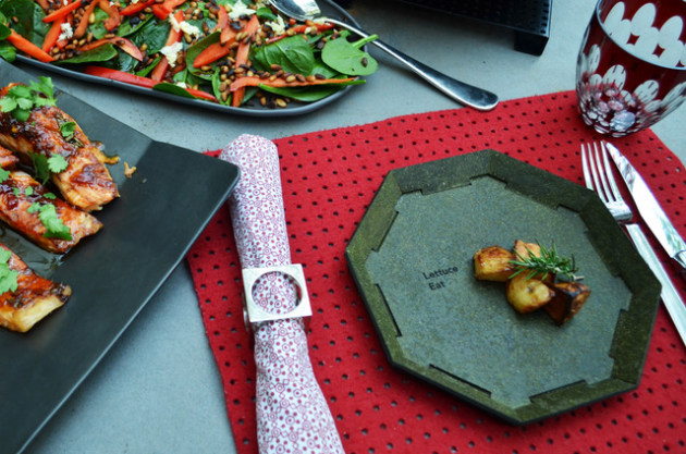 Lettuce Eat coated with a blend of bees wax and raw linseed oil. Photo: Maddison Ryder