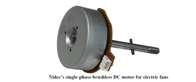 Brushless motor for electric fan.