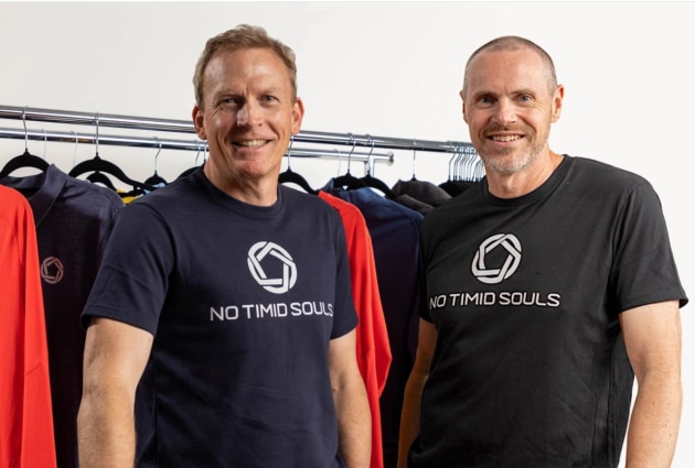 Kevin Roberts and Tim Jackson - No Timid Souls founders