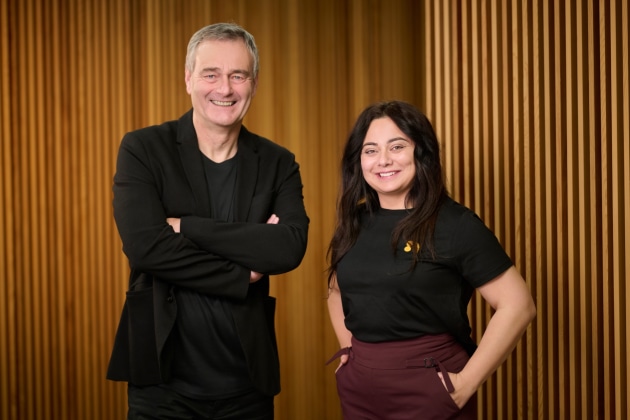 Fonterra chief Science and Technology officer, Jeremy Hill, and Nourish Ingredients chief technical officer, Anna El Tahchy. (Image: Nourish Ingredients/Fonterra)