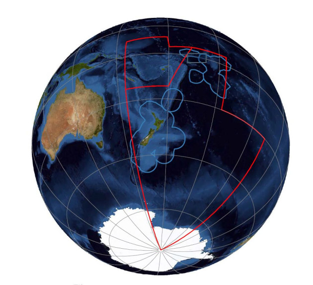 The NZDF's area of interest.
NZDF