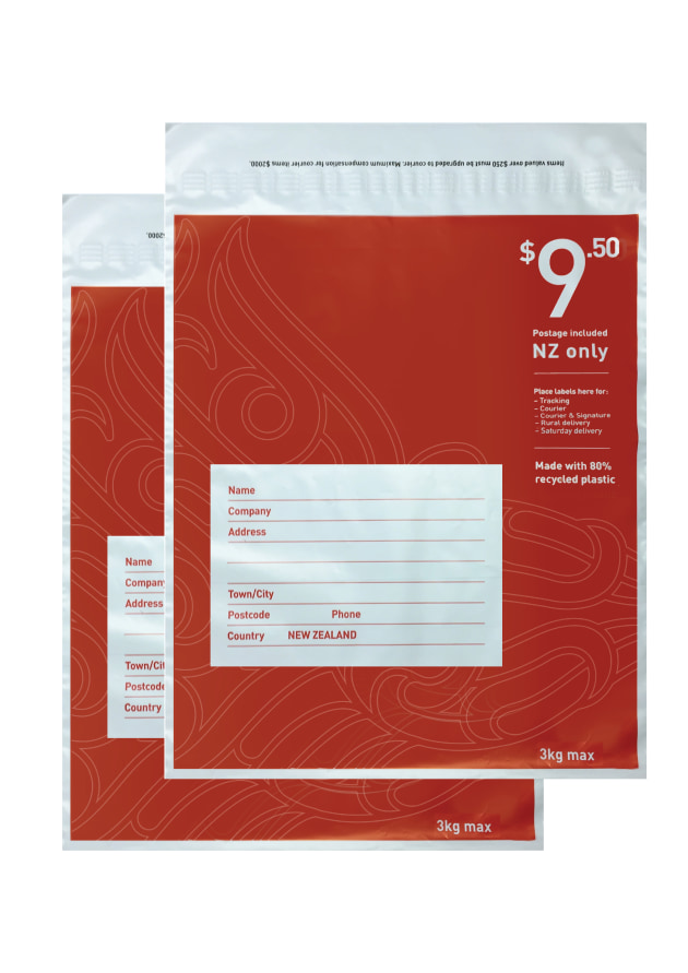 NZ Post Jiffy Recycled Shurtuff (Sealed Air): PIDA Sustainable Packaging Award finalist.