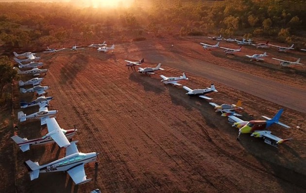 The 2018 Outback Air Race fleet consisted of all types from a Savannah to a Cessna 310. (Outback Air Race)