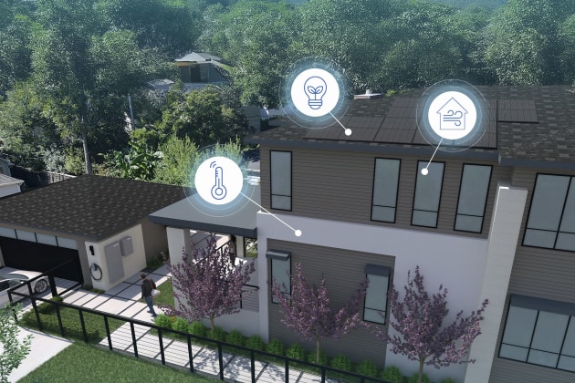 OASYS consists of a Mini Split AC, ERV (Energy Recovery Ventilator), and transfer fans using DC motor-driven ventilation fans.