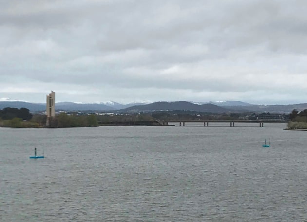 The two Bluebottles in wintry conditions on Lake Burley Griffin.
Katherine Ziesing
