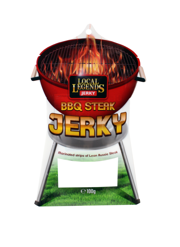 PIDA 2020 Food Category Finalist: OF Packaging for Local Legends novelty shaped pouches.