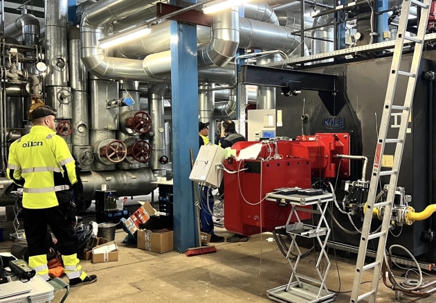 Oilon installation in Germany.