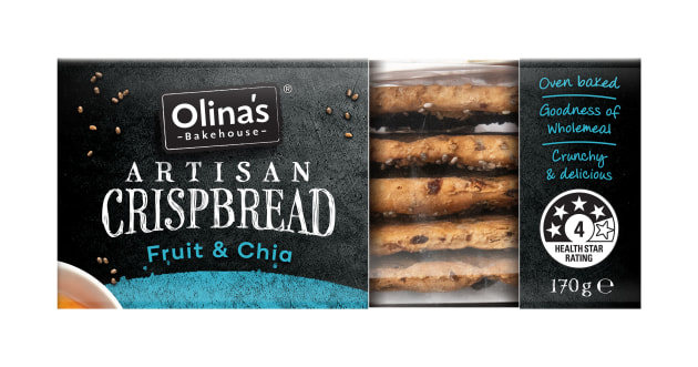 Creators of premium crackers Olina&rsquo;s Bakehouse as fired up the ovens for a new range of crispbreads. There are three varieties in the range featuring wholemeal, sprouted seeds and crunchy grains with no artificial colours or flavours.