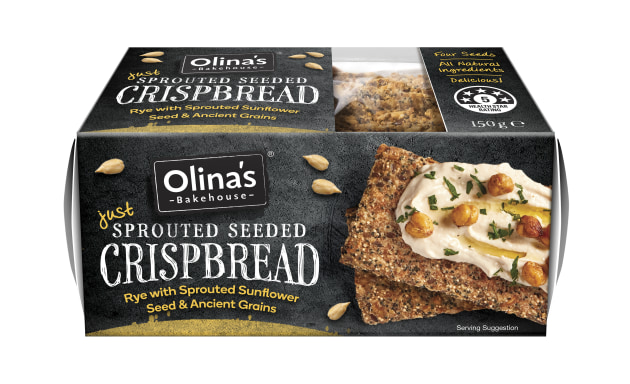 Creators of premium crackers Olina&rsquo;s Bakehouse as fired up the ovens for a new range of crispbreads. There are three varieties in the range featuring wholemeal, sprouted seeds and crunchy grains with no artificial colours or flavours.