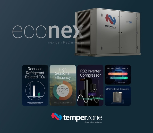 Feature's of Temperzone new OPA Econex units