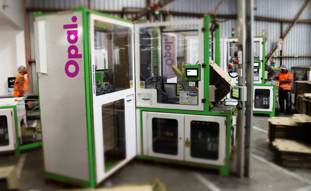 Opal Packaging's High-Speed Kiwifruit case erector exceeded customer expectations with a solution that reduced operator fatigue and injury, improved system safety, and increased packaging throughput by 100 per cent.