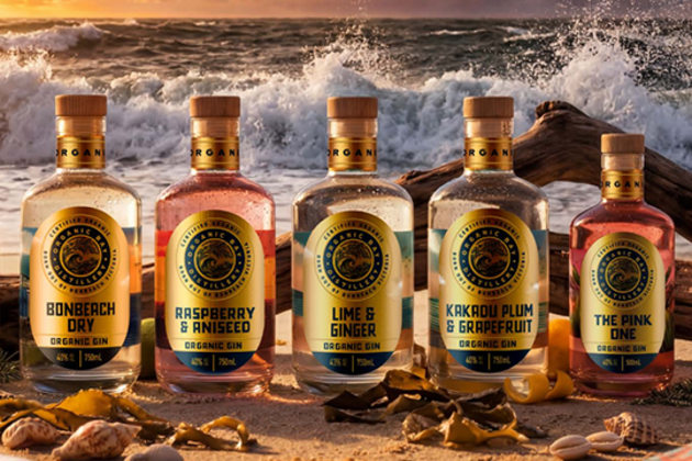 Organic Bay Distillery has turned to Peacock Bros. to deliver a premium packaging transformation.