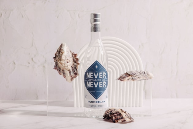 Never Never Distilling Co&rsquo;s new Oyster Shell Gin is inspired by the Australian coastline, featuring Kangaroo Island oyster shell, waxflower, Tasmania wakame, coastal daisy bush, saltbush and round mint.