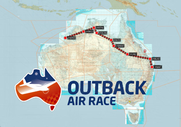 The 2018 Outback Air Race will go from Brisbane to Broome.