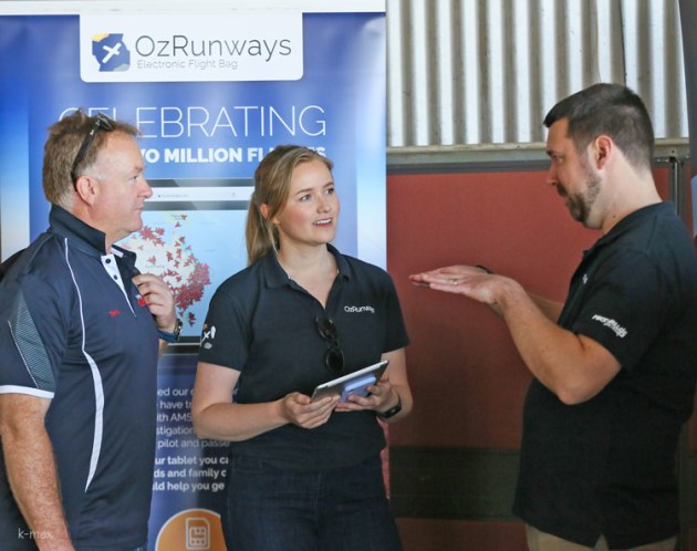 OzRunways as always did a brisk trade. (Kathy Mexted)
