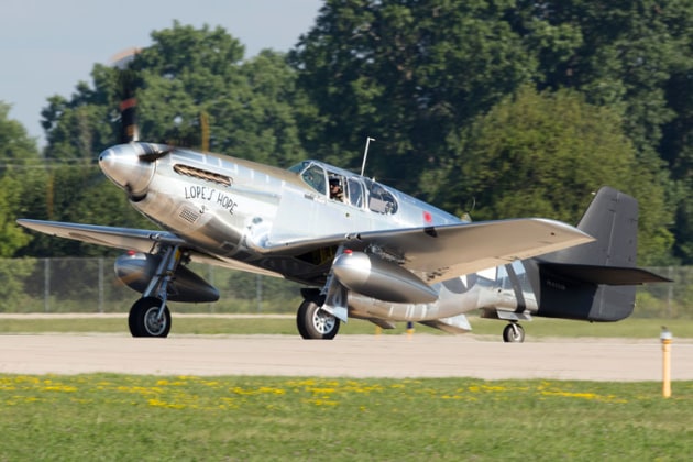 This 1943 P-51C Lope's Hope has recently returned to the air after restoration. (Phil Hosking)