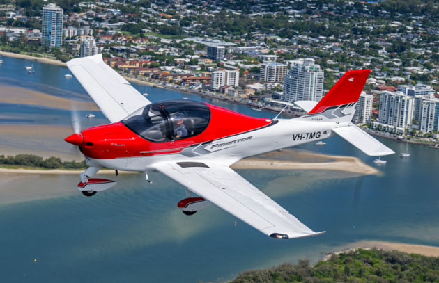 Tecnam's two-seat P-Mentor is gaining ground in the training market. (John Absolon)