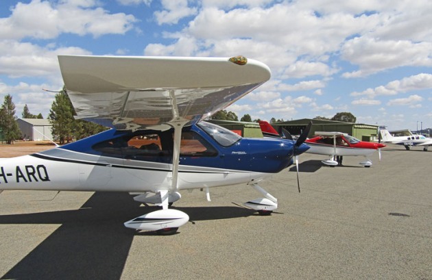 Tecnam's P2010 four-seat GA aeroplane made its AirVenture Australia debut. (Paul Southwick)