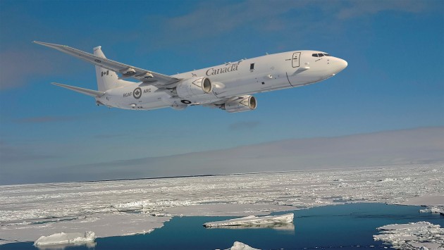 An artist&rsquo;s impression of the P-8A in Canadian markings. (Boeing)