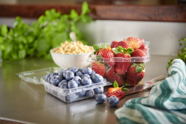 Fruit punnets are included in the recycled content options on offer to Aldi supply partners.