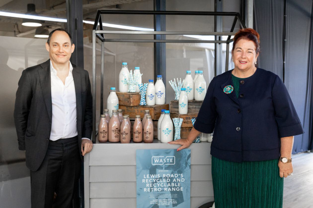 Pact Group, Executive Chairman Raphael Geminder and Minister for the Environment, Melissa Price.