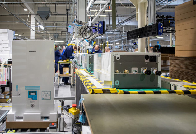 Inside Panasonic's Czech factory.
