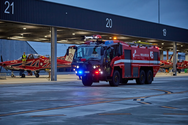 A Panther firefighting vehicle. (Broadspectrum)